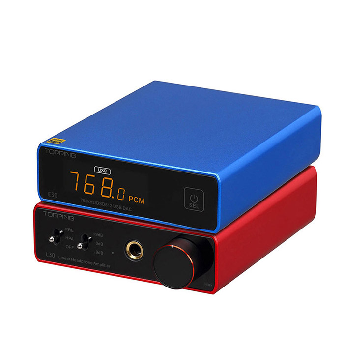 TOPPING E30 DAC COLOR TOPPING L30 Headphone Amplifier