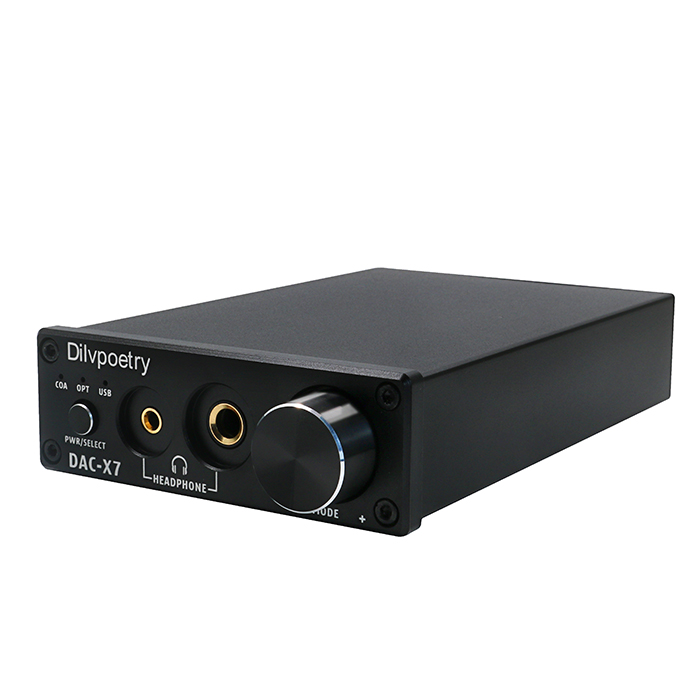 Dilvpoetry-DAC-X7 USB DAC for 3.5+6.35 Headphone