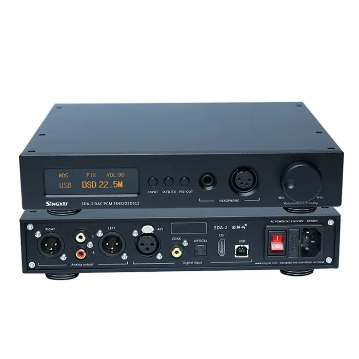 Singxer SDA-2  Audio Decoder Headphone Amplifier  Hifi Professional amplifier