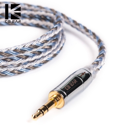 KBEAR 16 Core Earphone Upgraded Silver Plated Copper Cable