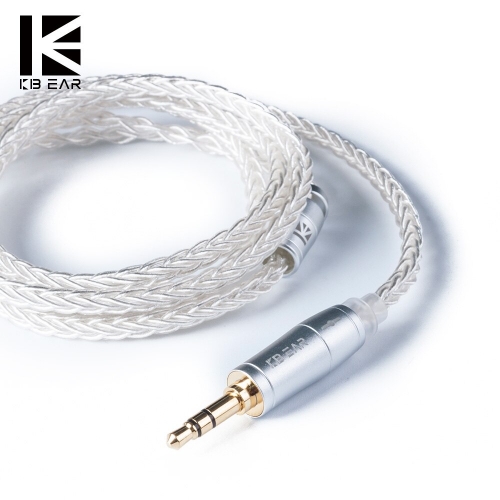 KBEAR 8 Core Upgraded Silver Plated Cable Balanced Cable