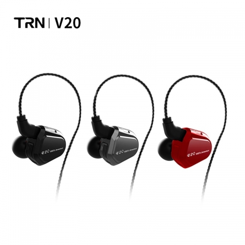 TRN V20 DD BA Hybrid In Ear Earphone