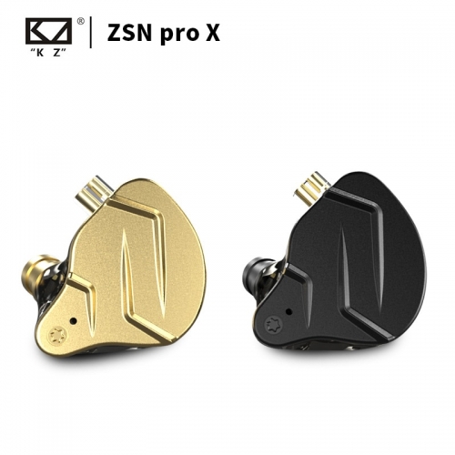 KZ zsn pro X 1BA+1DD Hybrid technology HIFI Bass Earbuds Metal Earphones