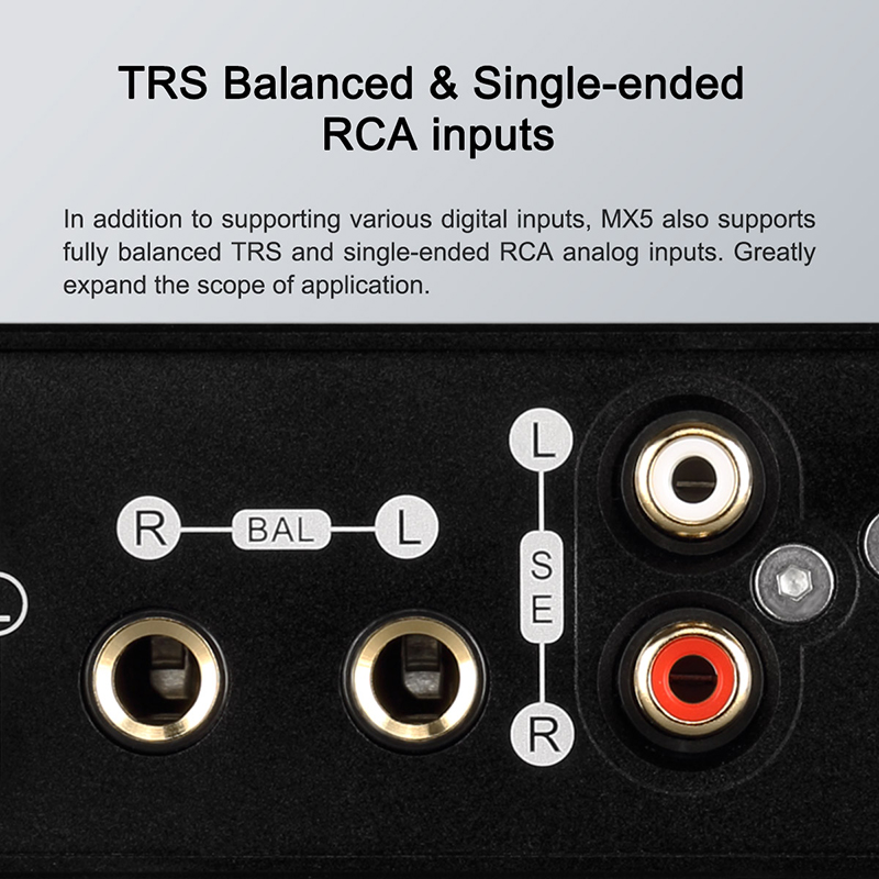 TOPPING MX5 Audio Power Amplifier Full Balanced TRS 384kHz DSD256