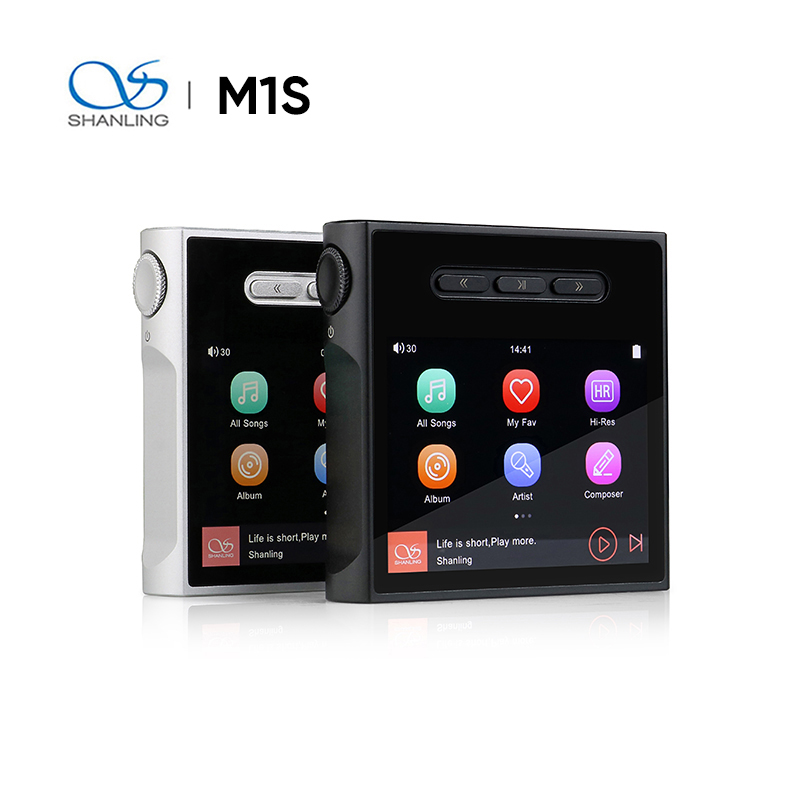 Shanling M1S Portable Hi-Fi Player ES9038Q2M, 768khz DSD512, Supprt MQA